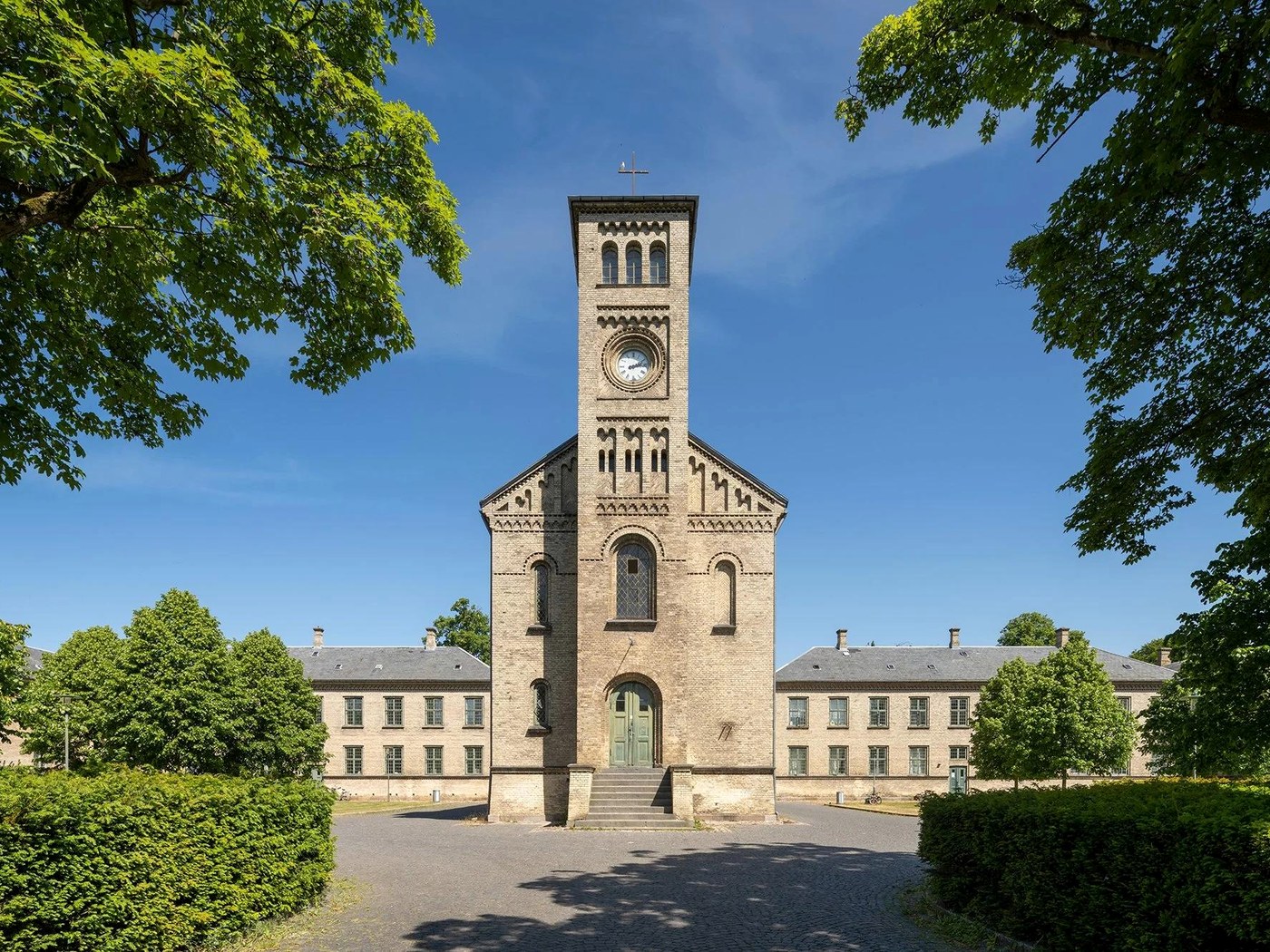 Historisk kapel og bygninger på Sankt Hans